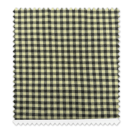 Retal algodón vichy verde y negro | Cuadro clásico en 0,50 m