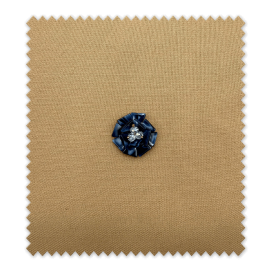 Aplique Flor Nacarada Tonos Azules – Accesorios para Costura y Manualidades
