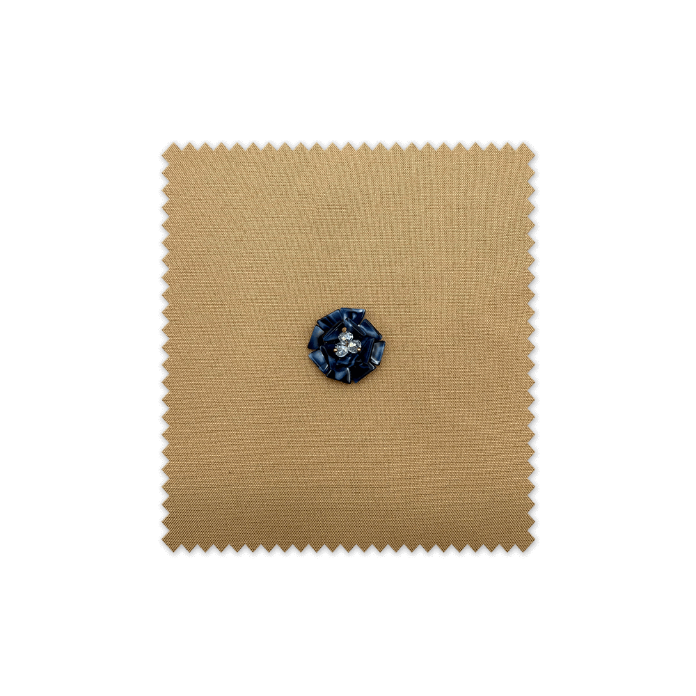 Aplique Flor Nacarada Tonos Azules – Accesorios para Costura y Manualidades