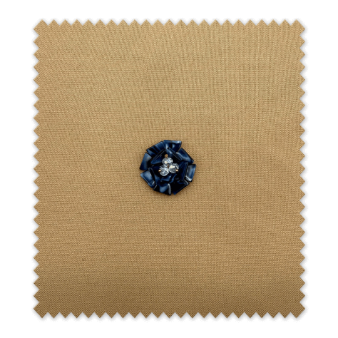Aplique Flor Nacarada Tonos Azules – Accesorios para Costura y Manualidades