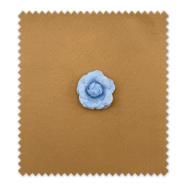 Aplique Rosa Encaje Azul