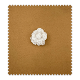 Aplique Rosa Encaje Blanco