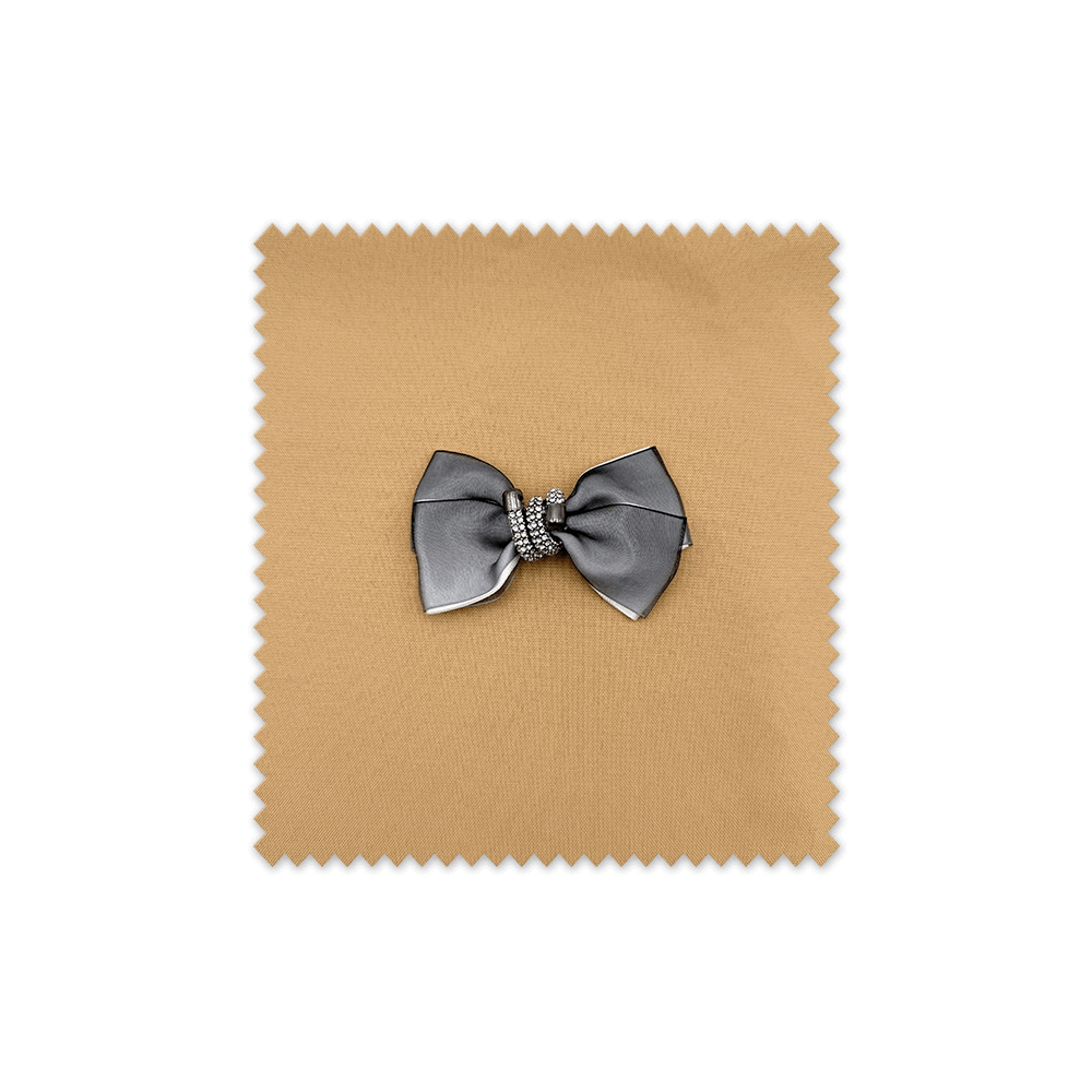 Aplique Lazo Bicolor con strass