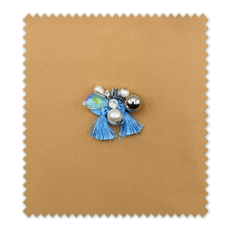 Accesorio Perlas, Borlas, Brillo Decorativas Azul Accesorio Perlas, Borlas, Brillo Decorativas Azul
