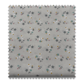 Retal 0,65m de tela algodón 100% con estampado mini de lunas y estrellas, ideal para ropa infantil, accesorios y decoración