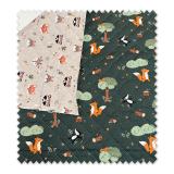 Tela mullida acolchada doble cara ideal para ropa infantil