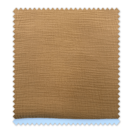 Retal 0,80m doble gasa algodón caramelo suave y transpirable