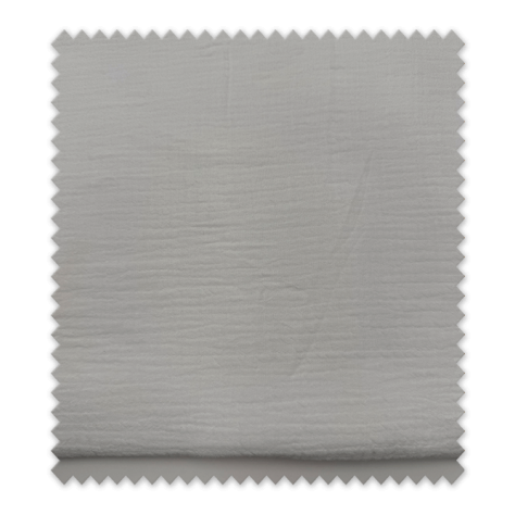 Retal de tela doble gasa blanca ideal para costura y manualidades