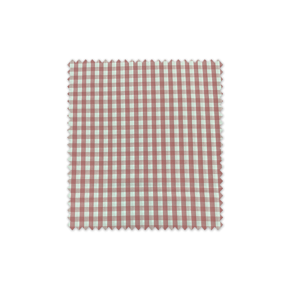 tela algodón rosa empolvado vichy para ropa y decoración