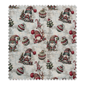 Gobelino navideño Papá Noel con detalles brillantes