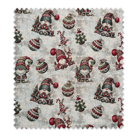 Gobelino navideño Papá Noel con detalles brillantes