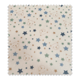 Tela de Coralina Estrellas y Osito