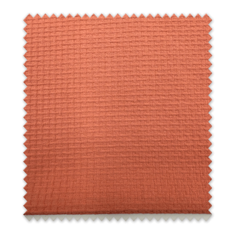 Retal waffle algodón orgánico rosa melocotón 0,75m