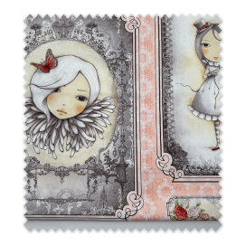 Panel Mirabelle La Vie en Rose con ilustración romántica