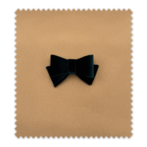 lazo de terciopelo rígido verde botella