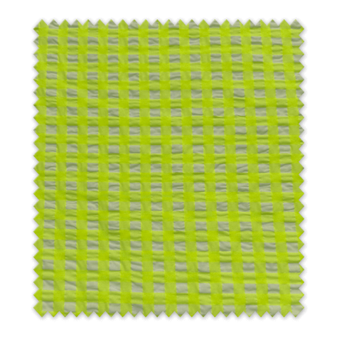 tela cuadro grande vichy amarillo flúor seersucker tela cuadro grande vichy amarillo flúor seersucker