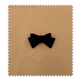 Lazo Terciopelo Rígido Negro