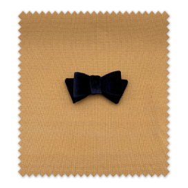 Lazo rígido azul marino tendencia otoño invierno