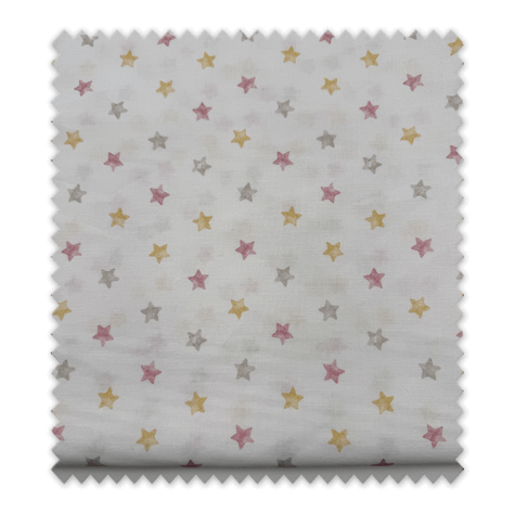 Tela infantil estrellas suaves tonos pastel algodón popelín