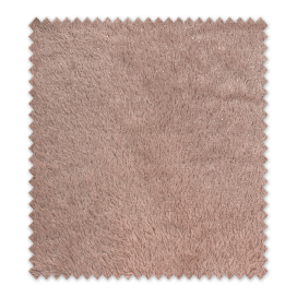 Tela Pelo Corto Rosa Empolvado con Lurex – Tejido Suave para Moda y Complementos
