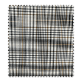 Tejido Príncipe de Gales tonos cálidos para moda y confección