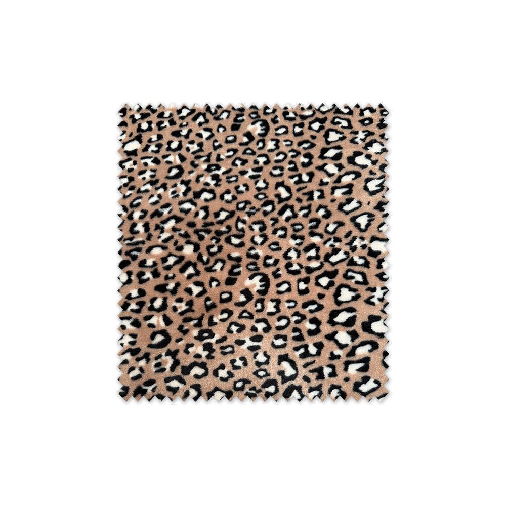 Tela de Coralina Leopardo, la tela especial para el invierno