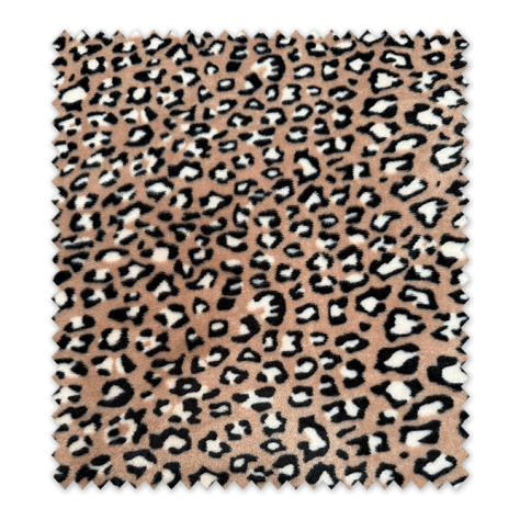 Tela de Coralina Leopardo, la tela especial para el invierno