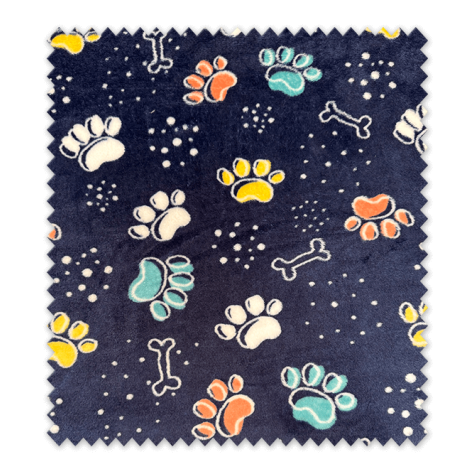 Tela de Coralina Huellas Colores Fondo Marino al mejor precio, venta por metros Tela de Coralina Huellas Colores Fondo Marino al mejor precio, venta por metros