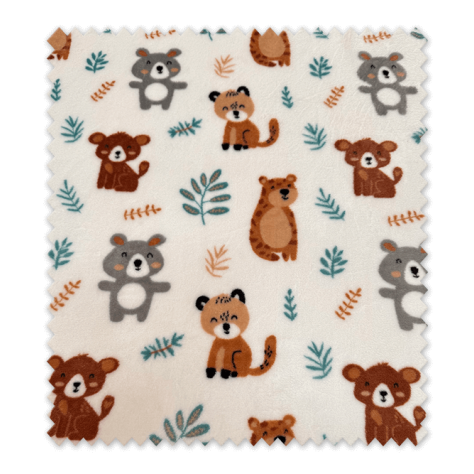 Tela de Coralina Ositos, telas ideales para el invierno Tela de Coralina Ositos, telas ideales para el invierno