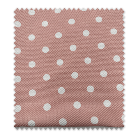 Pique Nido Abeja 100% Algodón Lunar Fondo Rosa Empolvado al mejor precio en telas