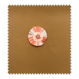 Comprar Flor de Rafia Salmón y Blanco al mejor precio