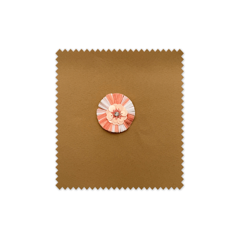 Comprar Flor de Rafia Salmón y Blanco al mejor precio