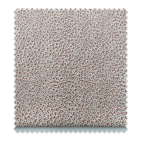 Tela de Doble Gasa Orgánica Flores Rosa Melocotón