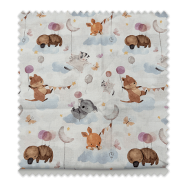 Comprar telas de Algodón 100% Animales y Globos