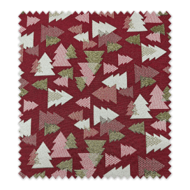 Tela Loneta Tejida Arboles de Navidad Lurex comprar telas especiales Navidad