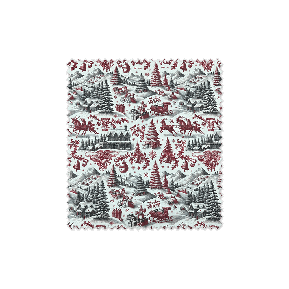 Loneta decorativa para Navidad con diseño moderno y festivo