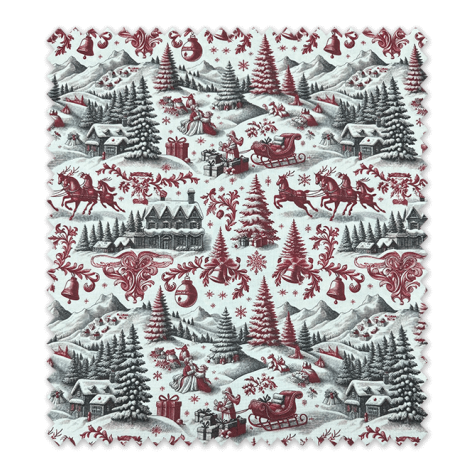 Loneta decorativa para Navidad con diseño moderno y festivo