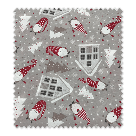 Comprar Tela Loneta Casitas y Gnomos Navidad especiales a precios increíbles.
