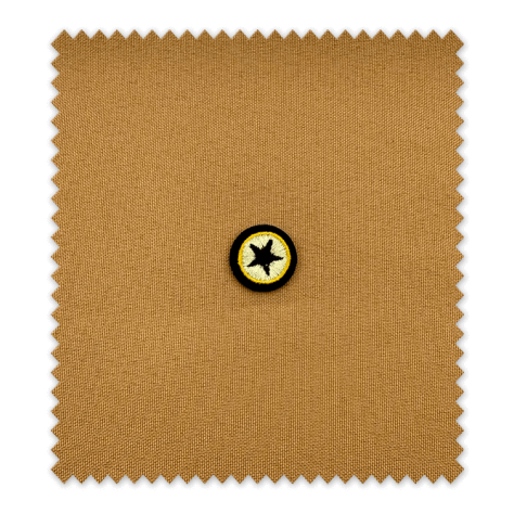 Parche estrella army militar bordado verde caqui