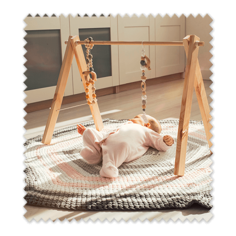 Gimnasio de madera para niños al mejor precio