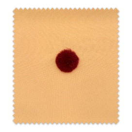 Comprar Pompón Plano Granate