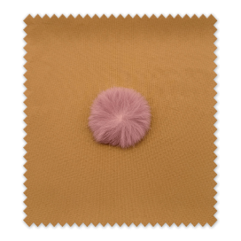 comprar Pompón Rosa Empolvado Plano Grande al mejor precio.