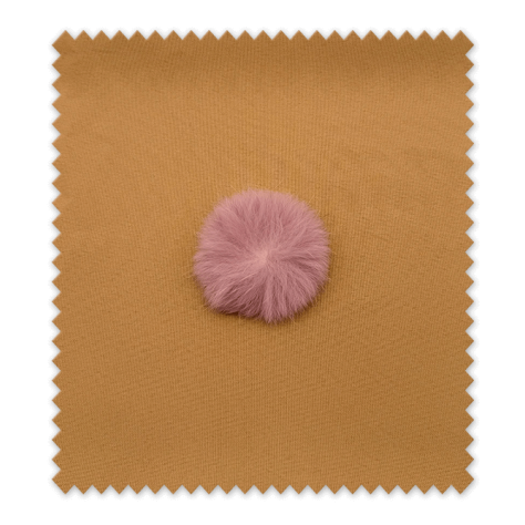 comprar Pompón Rosa Empolvado Plano Grande al mejor precio.