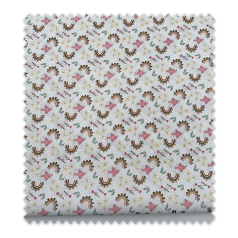 Compra Retal 0,70m Popelín Arcoíris y peces Rosa y Camel al mejor precio