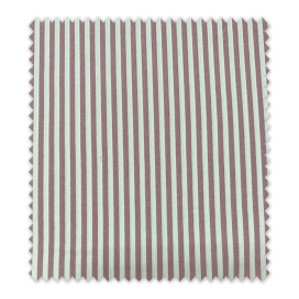 Tela de loneta tejida rayas rosa empolvado ancho 2,80 m para tapicería y decoración romántica