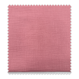tela doble gasa textura bambula rosa vintage doble gasa