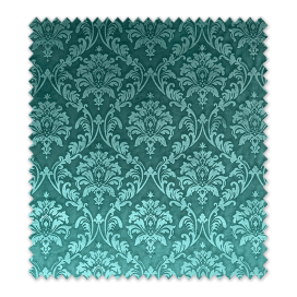 Tela de terciopelo gofrado verde botella con relieve para decoración y moda