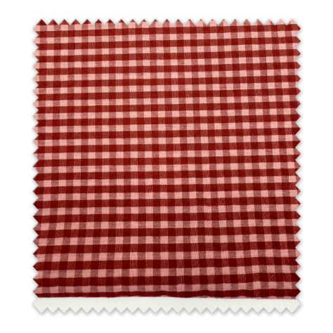 Comprar telas de cuadros de vichy Bicolor Cacao y Rosa empolvado