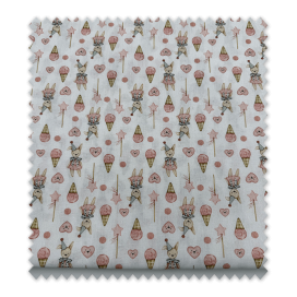 retal popelin osito helados corazones rosa pequeño