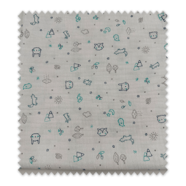 Comprar telas de doble gasa estampadas al mejor precio.